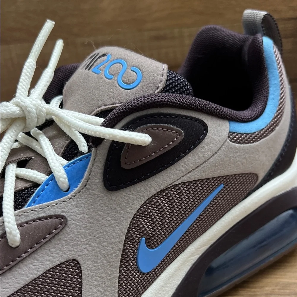 Nike Air Max Sneakers in Brown, Black, and Blue